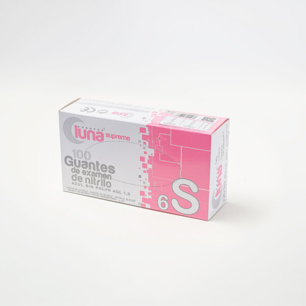 Guantes de Nitrilo Luna Supreme - azul sin polvo